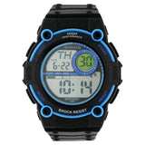 SF Digital Dial Black Plastic Strap Watch for Men 77004pp03