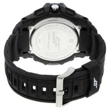 SF Quartz Analog Digital Black Dial Plastic Strap Watch for Men 77027pp01