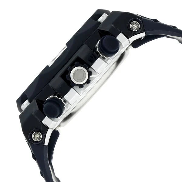 SF Quartz Digital Dial Plastic Strap Watch for Men 77030pp03