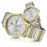 Sonata Quartz Analog Silver Dial Metal Strap Watch for Couple ns770318141bm01p - KRISHNA WATCH COMPANY