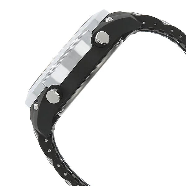 SF Digital Dial Black Plastic Strap Watch for Men 77034pp01