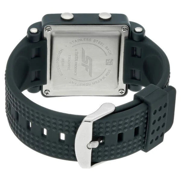 SF Digital Dial Grey Plastic Strap Watch for Men 77043pp02