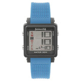 SF Digital Dial Blue Plastic Strap Watch for Men 77043pp04