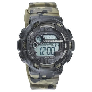 SF Digital Dial PU Strap Watch for Men 77053pp08 - KRISHNA WATCH COMPANY