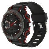 SF Xtreme Gears Quartz Digital Analog Digital Black Dial Black PU Strap Watch For Men 77070pp01