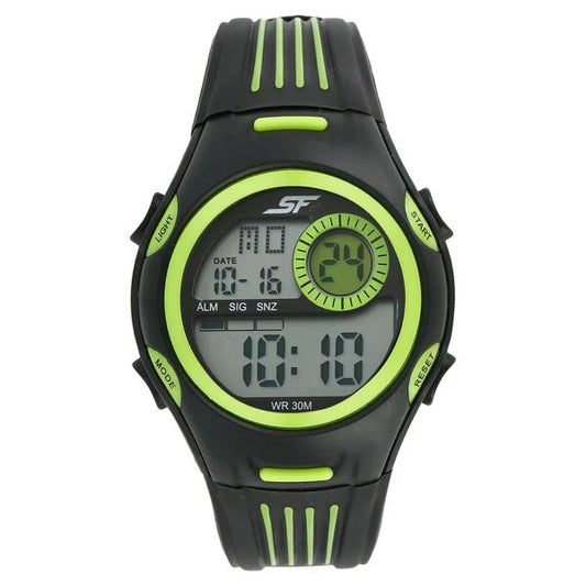 SF Super Fibre Digital Dial Plastic Strap Watch for Men 77072pp01