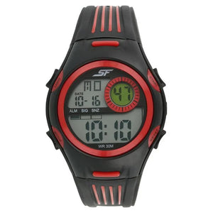 SF Super Fibre Digital Dial Plastic Strap Watch for Men 77072pp03 - KRISHNA WATCH COMPANY
