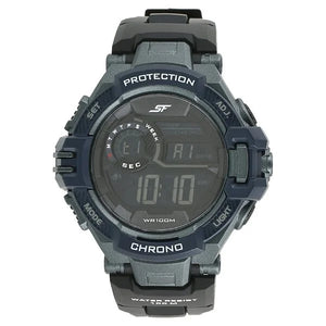 SF Super Fibre Digital Dial Plastic Strap Watch for Men 77075pp02 - KRISHNA WATCH COMPANY