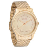 Sonata Quartz Analog Champagne Dial Stainless Steel Strap Watch for Men - NT77082YM02