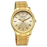 Sonata Traditional Essentials Quartz Analog Champagne Dial Stainless Steel Strap Watch for Men 77082ym11