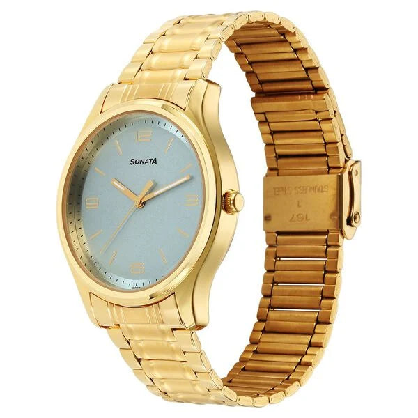 Sonata Traditional Essentials Analog Watch for Men 77082ym12