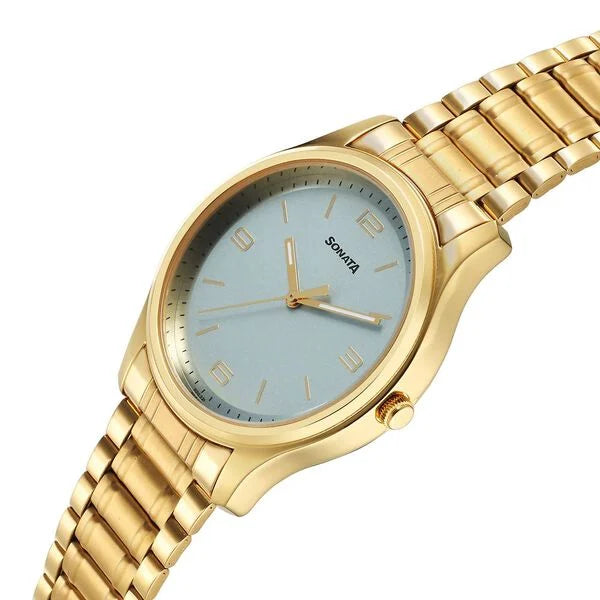Sonata Traditional Essentials Analog Watch for Men 77082ym12