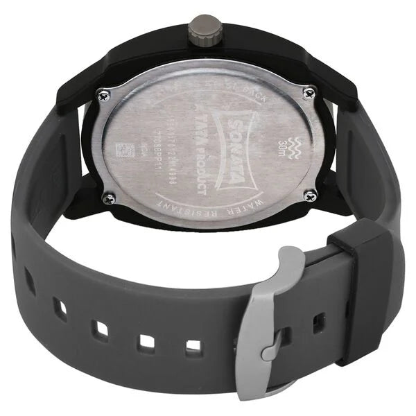 Sonata Camo Multicoloured Dial Plastic Strap Watch for Men 77086pp11w - KRISHNA WATCH COMPANY
