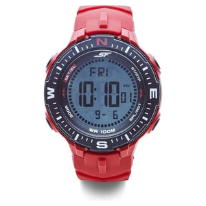 Sonata SF Digital Dial Silicone Strap Watch for Men 77095pp03 - KRISHNA WATCH COMPANY