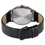 Sonata Aspire Quartz Analog Brown Dial Leather Strap Watch for Men - 77105QL05W - KRISHNA WATCH COMPANY