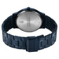 Sonata Aspire Quartz Analog Blue Dial Stainless Steel Strap Watch For Men 77105qm05w