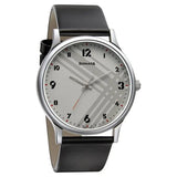 Sonata Smart Plaid Quartz Analog Watch for Men - 77105SL01W