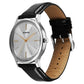 Sonata Aspire Quartz Analog Silver Dial Leather Strap Watch For Men 77105sl25w