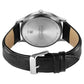 Sonata Aspire Quartz Analog Silver Dial Leather Strap Watch For Men 77105sl25w
