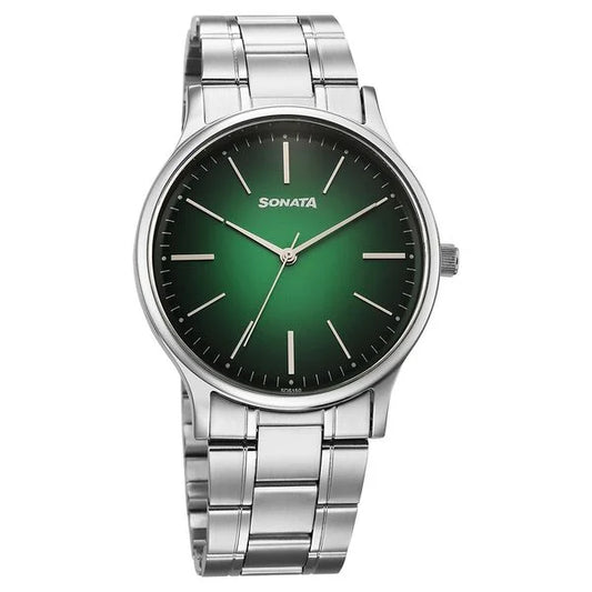 Sonata Aspire Quartz Analog Watch For Men 77105SM24W