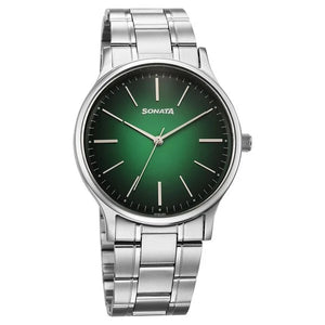 Sonata Aspire Quartz Analog Watch For Men - 77105SM24W - KRISHNA WATCH COMPANY