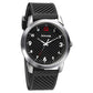 Sonata Smart Plaid Quartz Analog Black Dial TPU Strap Watch for Men np77107sp02w