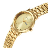 Sonata Utsav Champagne Dial Watch for Men - 77108YM07 - KRISHNA WATCH COMPANY