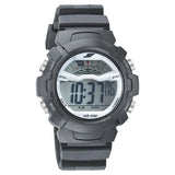 SF Digital Dial Black PU Strap Watch for Men 77109pp01