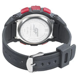 SF Digital Dial Black PU Strap Watch for Men 77110pp01