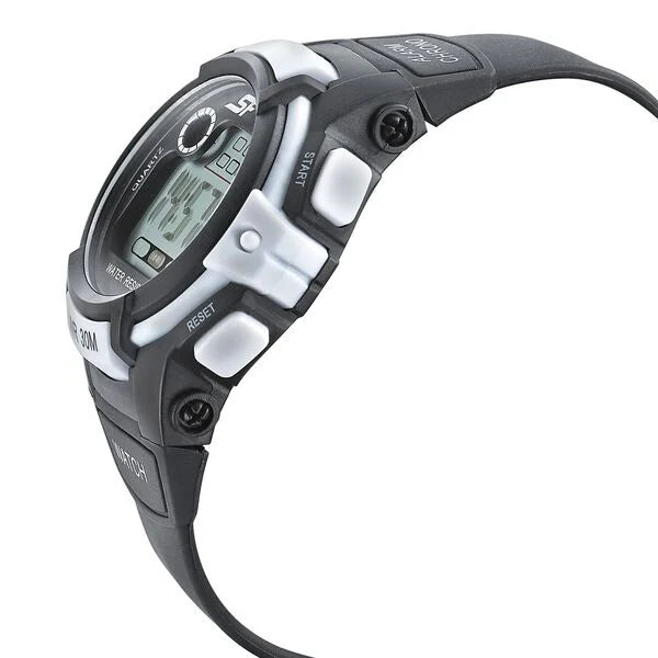 SF Digital Dial Black PU Strap Watch for Men 77110pp02