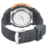 SF Digital Dial Black PU Strap Watch for Men 77110pp04