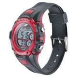 SF Digital Dial Black PU Strap Watch for Men 77111pp01