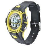 SF Digital Dial Black PU Strap Watch for Men 77111pp03