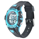 SF Digital Dial Black PU Strap Watch for Men 77111pp04