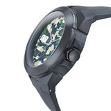 SF Turbo Quartz Analog Multicoloured Dial PU Strap Watch for Men 77114pp02w