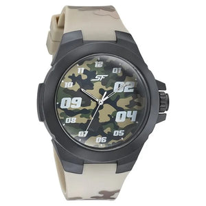 SF Turbo Quartz Analog Multicoloured Dial PU Strap Watch for Men 77114pp03w - KRISHNA WATCH COMPANY
