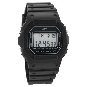 SF Hexa Digital Dial Unisex Watch With Polyurethane Strap 77122pp02 - KRISHNA WATCH COMPANY