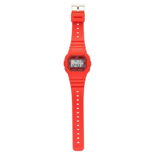 SF Hexa Digital Dial Unisex Watch With Polyurethane Strap 77122pp03
