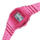 SF Hexa Digital Dial Women Watch With Polyurethane Strap 77122pp04