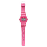 SF Hexa Digital Dial Women Watch With Polyurethane Strap 77122pp04
