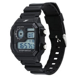 SF Hexa Digital Dial Unisex Watch With Polyurethane Strap 77123pp01