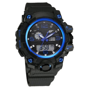 SF Sparq Ana Digi Black Dial Polyurethane Strap Watch for Men 77129pp03w - KRISHNA WATCH COMPANY