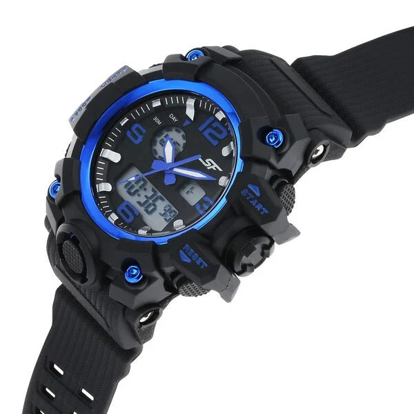 SF Sparq Ana Digi Black Dial Polyurethane Strap Watch for Men 77129pp03w - KRISHNA WATCH COMPANY