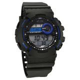 SF Digital Dial Black Polyurethane Strap Watch For Men 77130pp03w