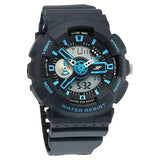 Sonata SF Dreamer Series Quartz Digital Analog Digital Blue Plastic Strap for Men 77132pp07w