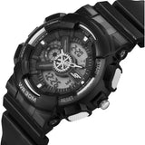 Sonata SF Spectra Quartz Digital Black Dial Translucent Black PU Strap Watch For Men 77137pp09