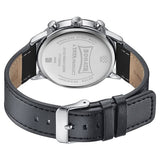 Sonata Quartz Multifunction Black Dial Black Leather Strap Watch For Men 77139sl03 - KRISHNA WATCH COMPANY