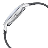 Sonata Quartz Analog Silver Dial Black Leather Strap Watch For Men 77140sl01 - KRISHNA WATCH COMPANY