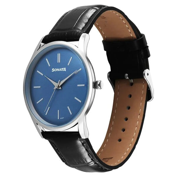 Sonata Eternia Quartz Analog Watch For Men 77140SL03