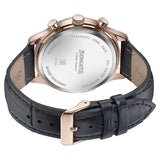 Sonata Wedding Edit Quartz Multifunction Black Dial Leather Strap Watch For Men 77146wl02 - KRISHNA WATCH COMPANY